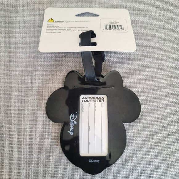 New Disney American Tourister Minnie Mouse Luggage ID Tag Suitcase Travel - Picture 2 of 2